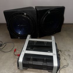 Pioneer Subs And Amp 