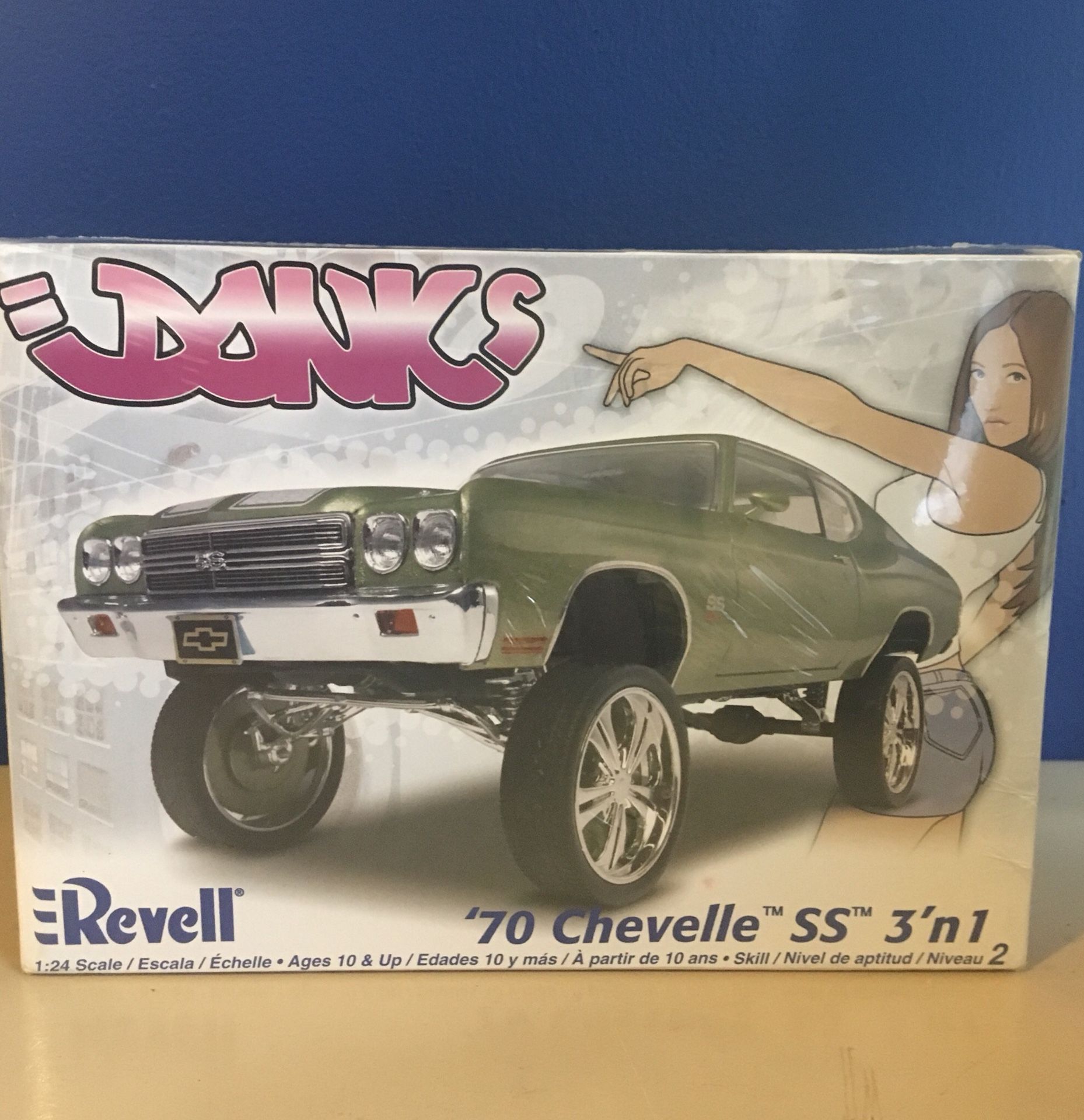 Donks Custom ‘70 Chevell SS 3’n1 model kit New