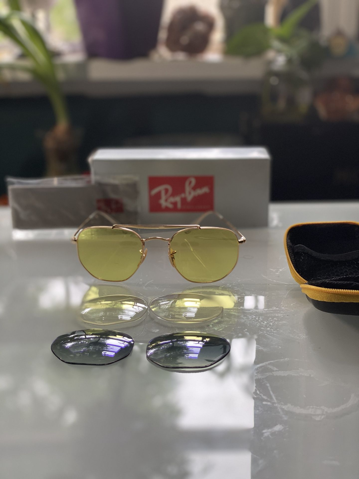 Ray bans aviator sunglasses shades