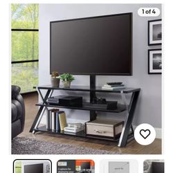 Whalen  Tv  stand Glass  and Metal Up To 70 inch Tv