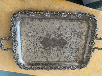 Silver Platter Tray