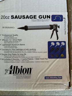 Albion 20oz Sausage Caulking Gun B12S20