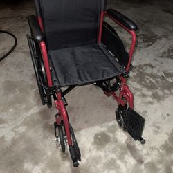 Monicare Folding Transport Wheelchair 18 Inch