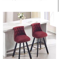 Set of 2,Back Pull Point Design, Velvet Material, 360 Degree Rotation, Back Pull Loop Detachable Des