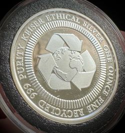 Max Keiser 1oz .999 Ethical Silver Round