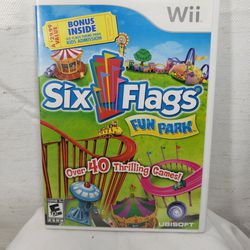Wii Six Flags Amusement Park 