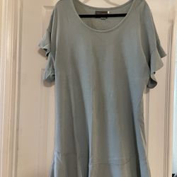 Anthropologie Cotton Blend Dress Size Large