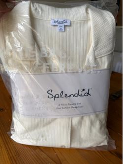 Splendid Ivory Flora Mini Cable PJ Set