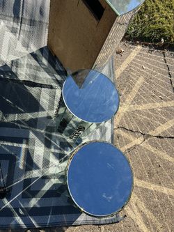 Round Mirror Stands