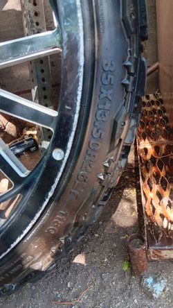 26x12 only 3 rims 7bolt chevy