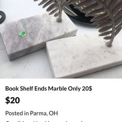 Marble Book Shelves Very Elegant Only 15$ 