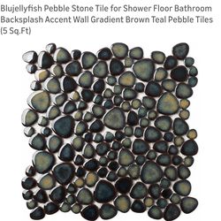 Bathroom/Kitchen Pebble Tile 5sq. ft.