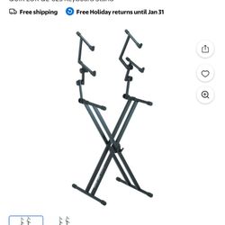 Quiklok 3 Tier Keyboard Stand Used