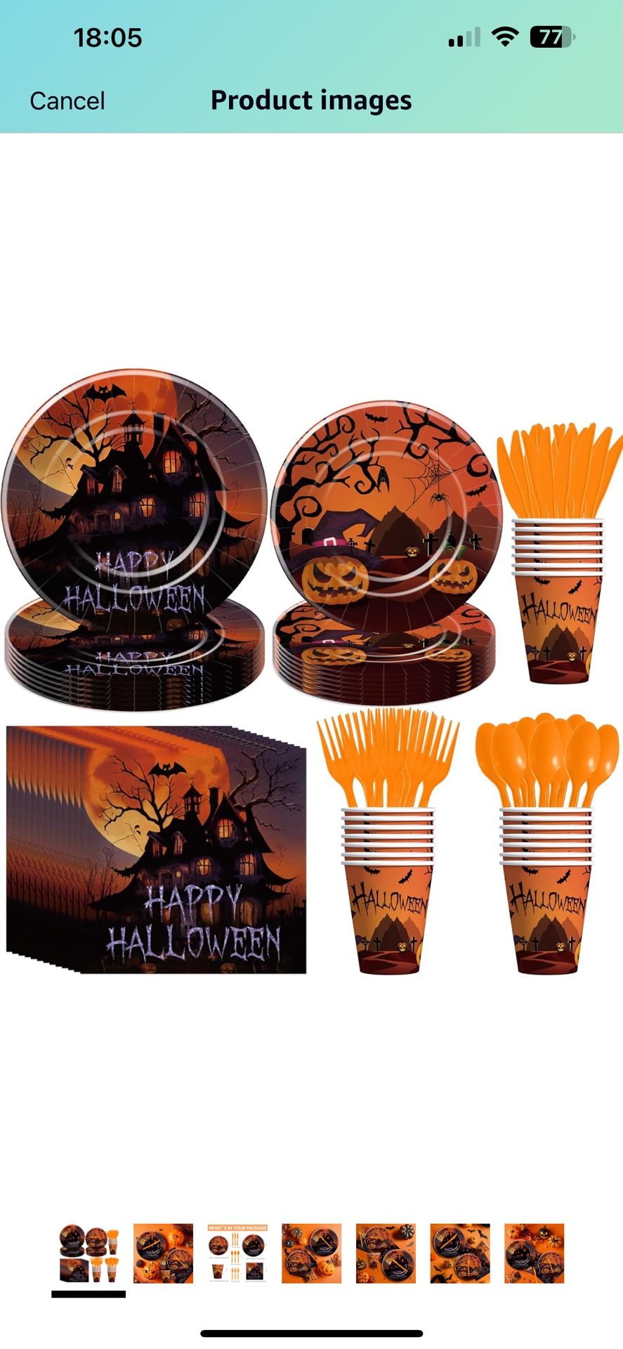 Halloween Plates And Napkins Party Supplies