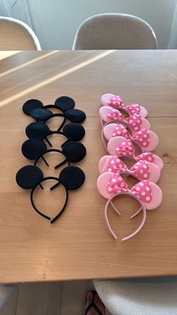 Mickey and Minnie ears