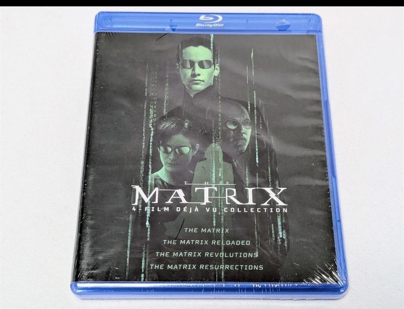 brand new sealed blu ray the matrix 4 film deja vu collection bluray