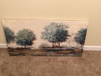 Large Canvas Tree Landscape Wall Art