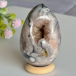 Flower Agate Egg 