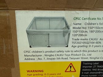 Baby play fence