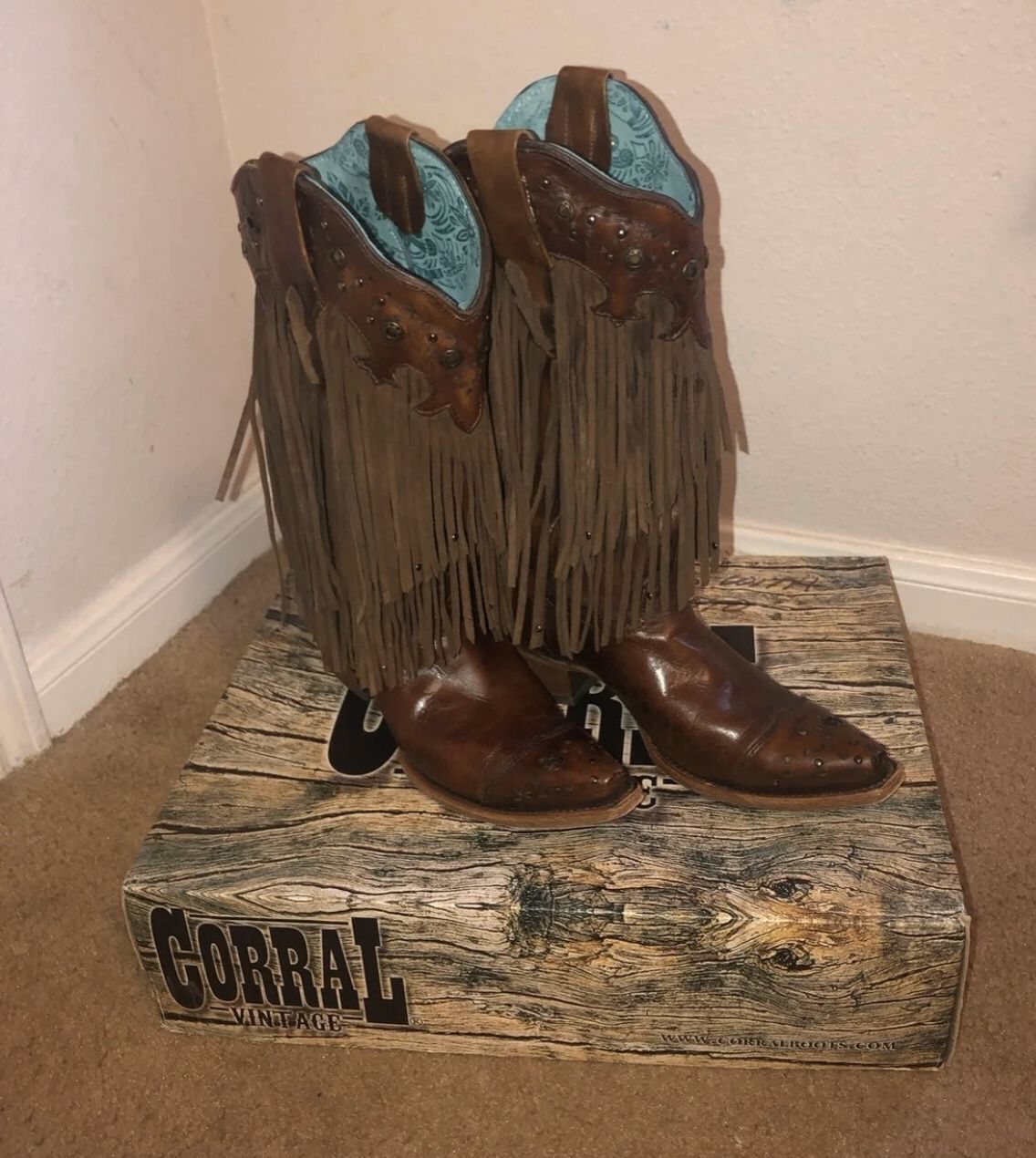Corral fringe boots