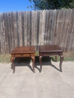 End tables 27” W x 27”L x 27”H