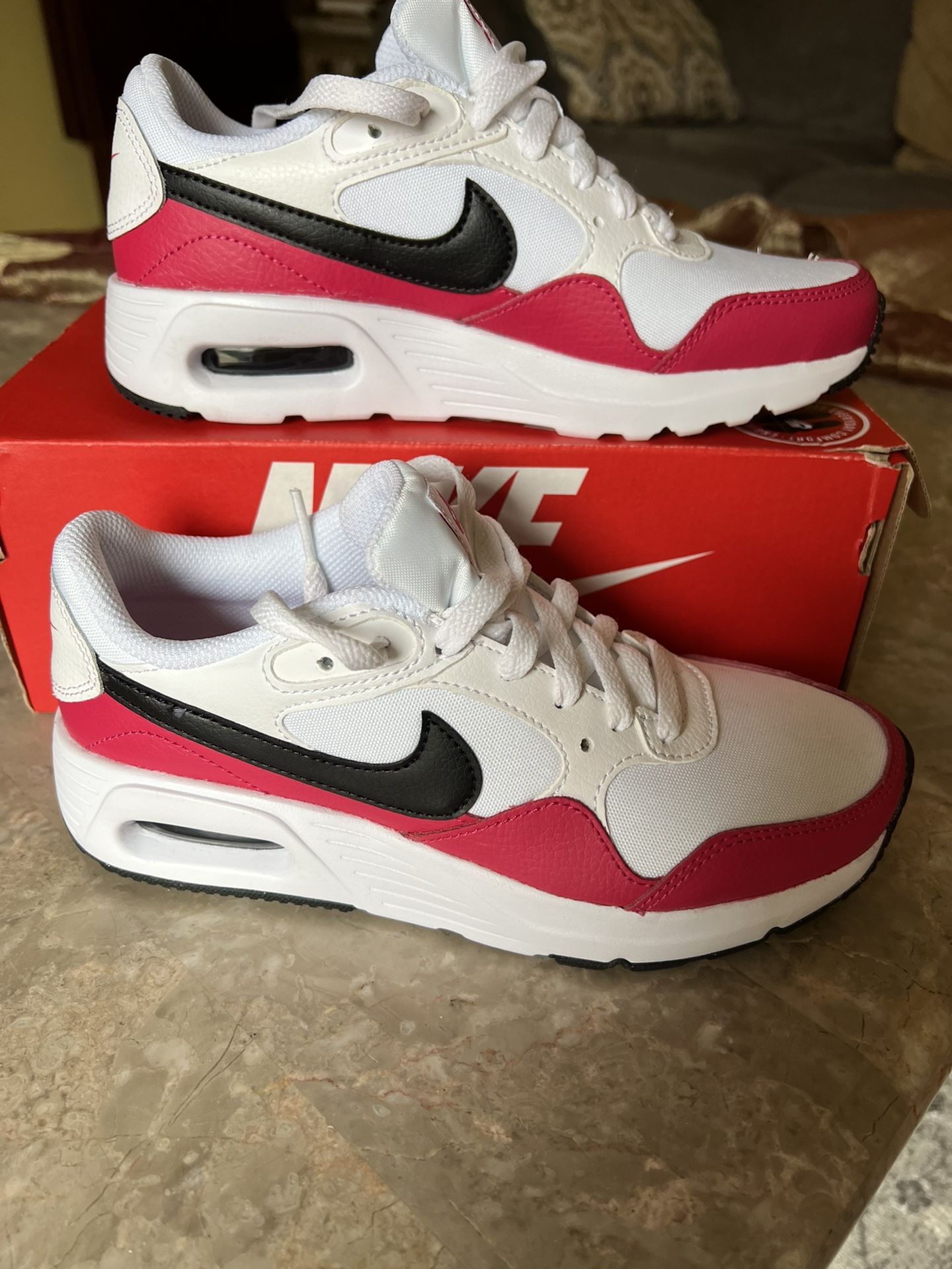 Size 6 Girls Nike Gym Shoes New In Box.originally $85 Asking $65