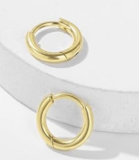 6 mm 14 K Gold Plated Earrings-BRAND NEW