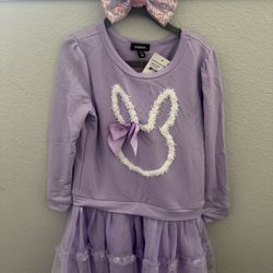 Girls Size 6X Zunie Easter Dress and Bow Set - NEW WITH TAGS!!!
