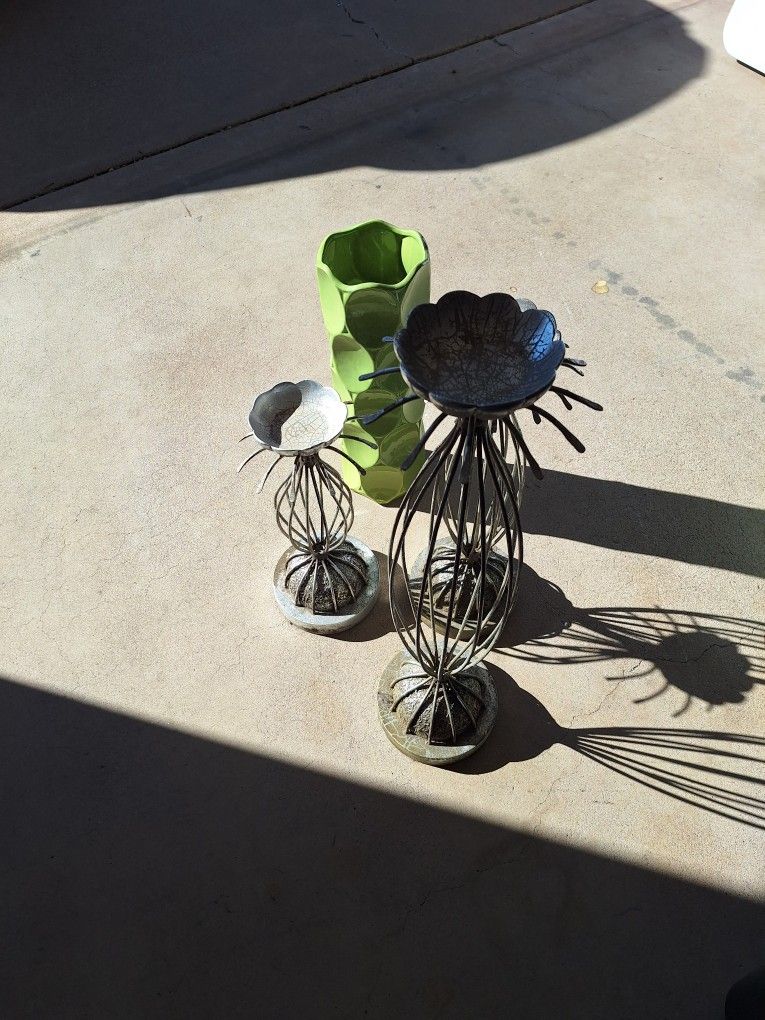 Candle Holders N Vase