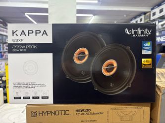 Infinity Kappa 63XF 6.5" 2-Way Car Speakers 255W Peak 85W RMS - Halloween Special $159