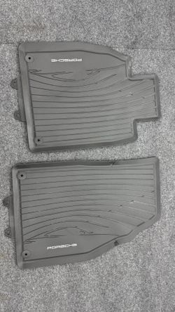 PORSCHE 718 CAYMAN ALL WEATHER FLOOR CARPET COVER LINER MAT OEM -SET-