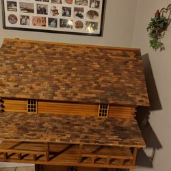 Wooden Dollhouse-Vintage