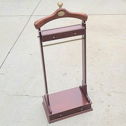 Bombay Company Valet Butler Stand Vintage Gentlemans Suit Hanger Rack

