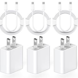 iPhone 15 Fast Chargers - 3 Pack (Brand New)