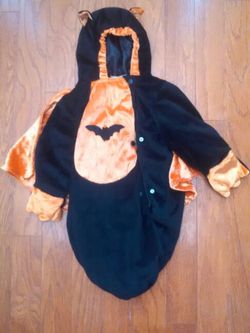 Infant Size 0~9 mo Plush Bat Costume