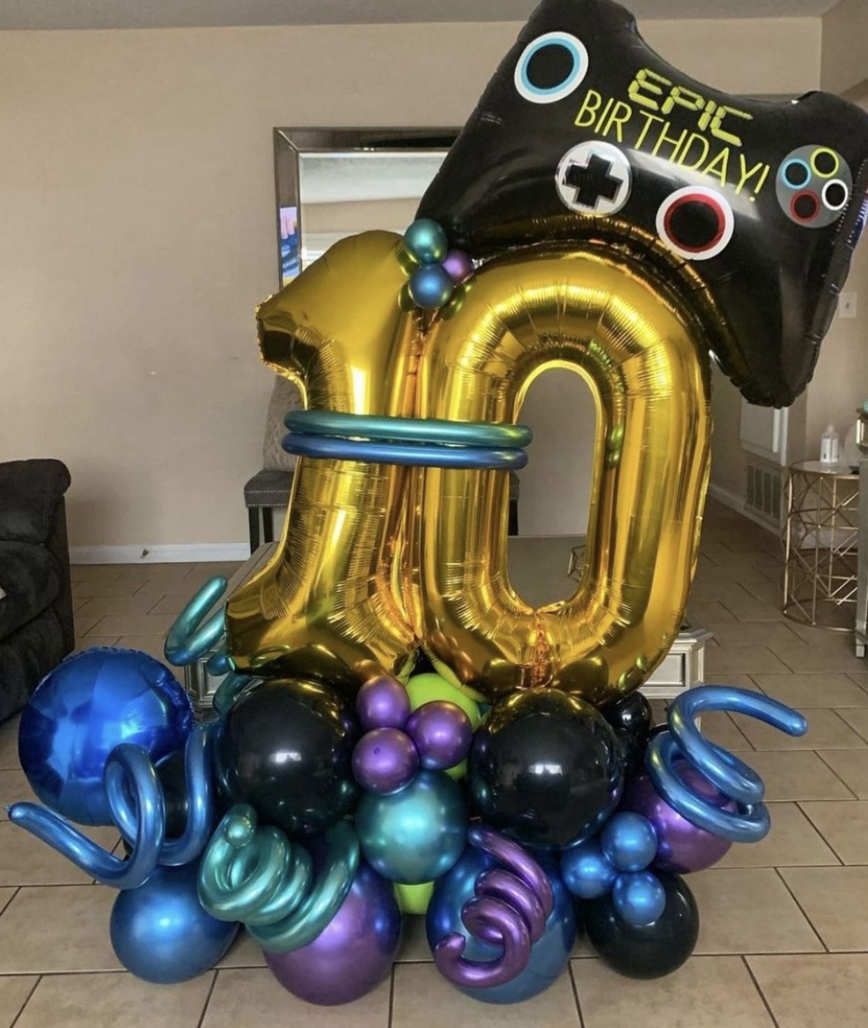 Balloon Boquet Arrangment