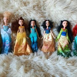 Disney Princess Collection Of Barbies New