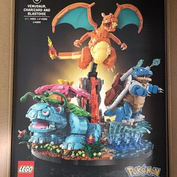 Legos Venusaur, Charizard and Blastoise (72153) model