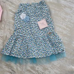 Pet dress -Cotton -Size Medium - New  