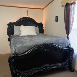 Queen Bedroom Set With Pillow Top Mattress 