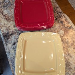 Longaberger Square Dinner Plates
