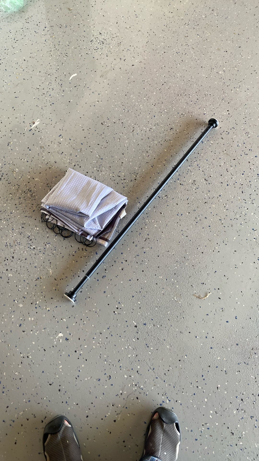 adjustable shower curtain bar rings