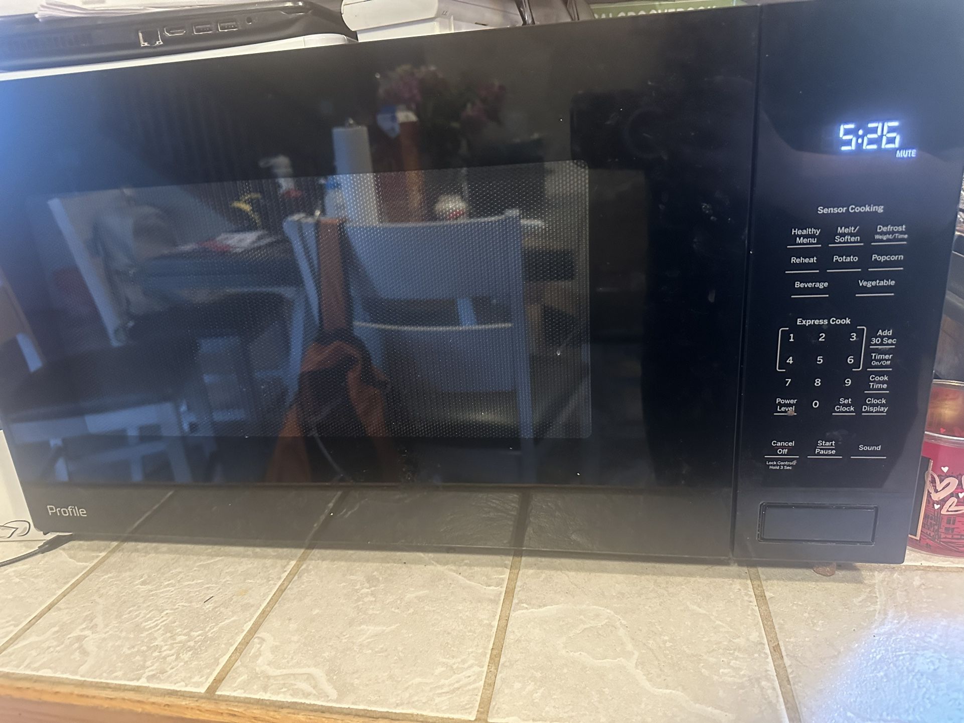 GE Profile 2.2-cu ft 1100 -Watt 24.1-in Smart Compatible Built-In Microwave with Sensor Cooking