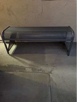 Metal bench