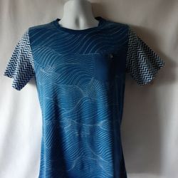 Air Jordan boy's blue/white short-sleeve graphic t-shirt size XL 