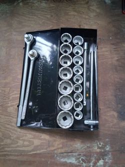 Pittsburgh sae jumbo socket set (read details below)