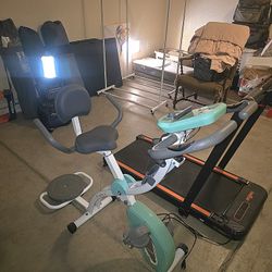 Treadmill and Exercise Bike