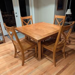 Walnut Table And Chairs