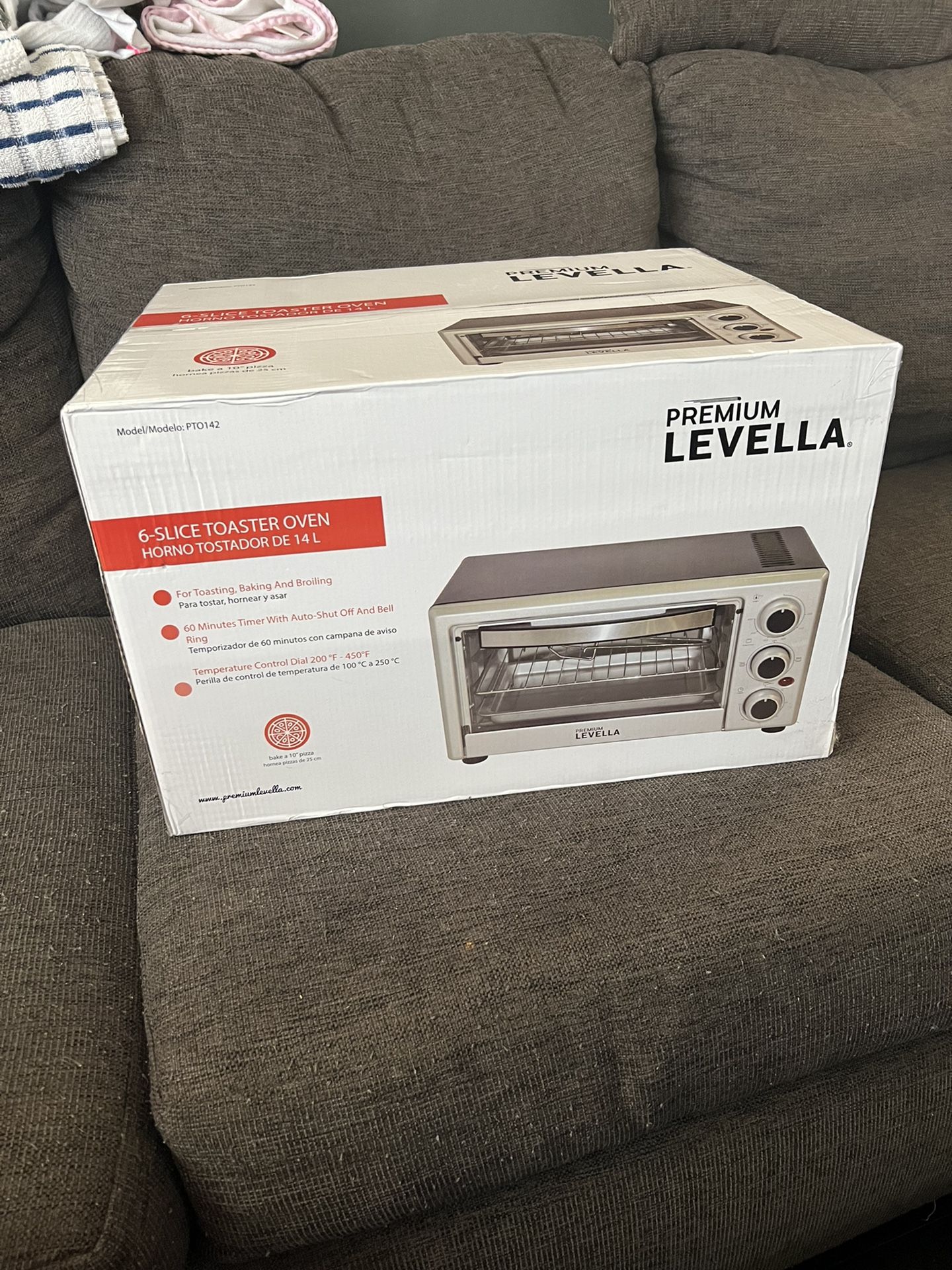 Premium Levella 6-Slice Toaster Oven