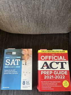 SAT and ACT prep book